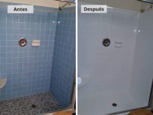 esmaltado de bañera y azulejos baño cuidacasa