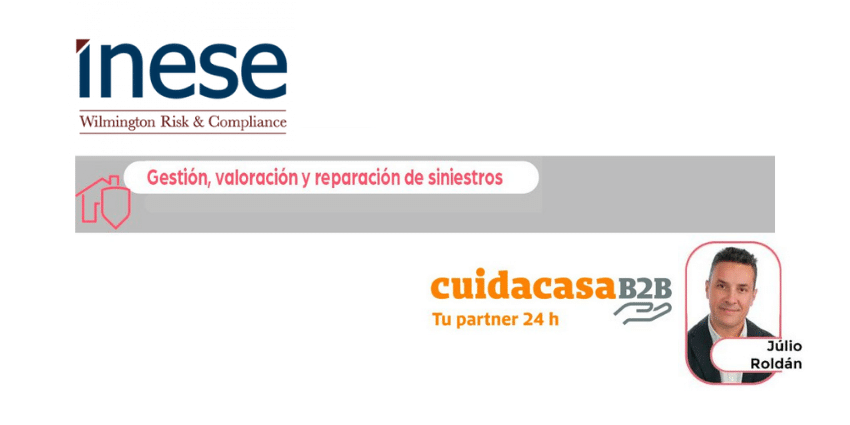 Cuidacasa está inscrita en Inese como empresa de referencia en gestión, valoración y reparación de siniestros