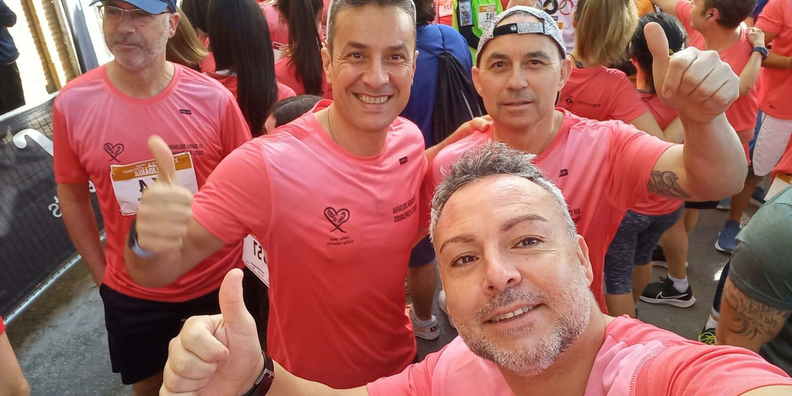 Julio Roldán CEO de Cuidacasa demuestra su solidaridad en la "12ª Cursa Solidària Ciutat d’Esplugues"