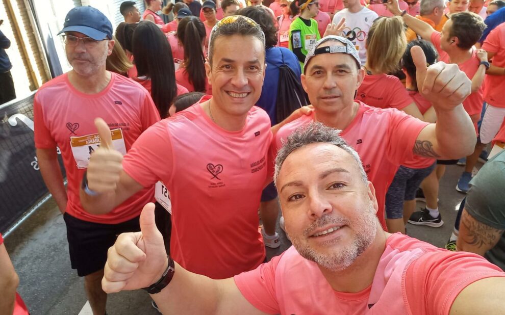 Julio Roldán CEO de Cuidacasa demuestra su solidaridad en la "12ª Cursa Solidària Ciutat d’Esplugues"