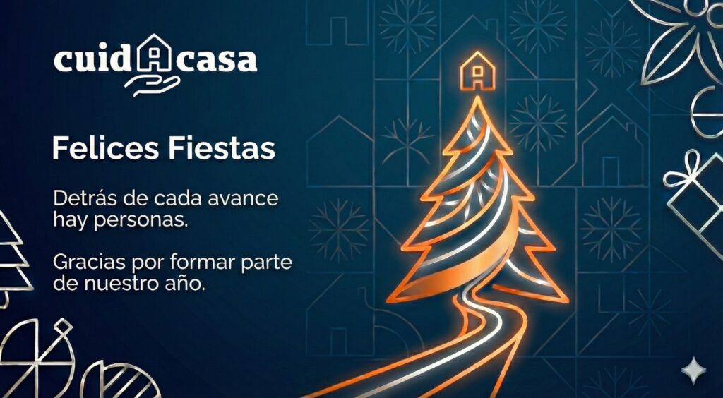 Feliz Navidad de parte de Cuidacasa