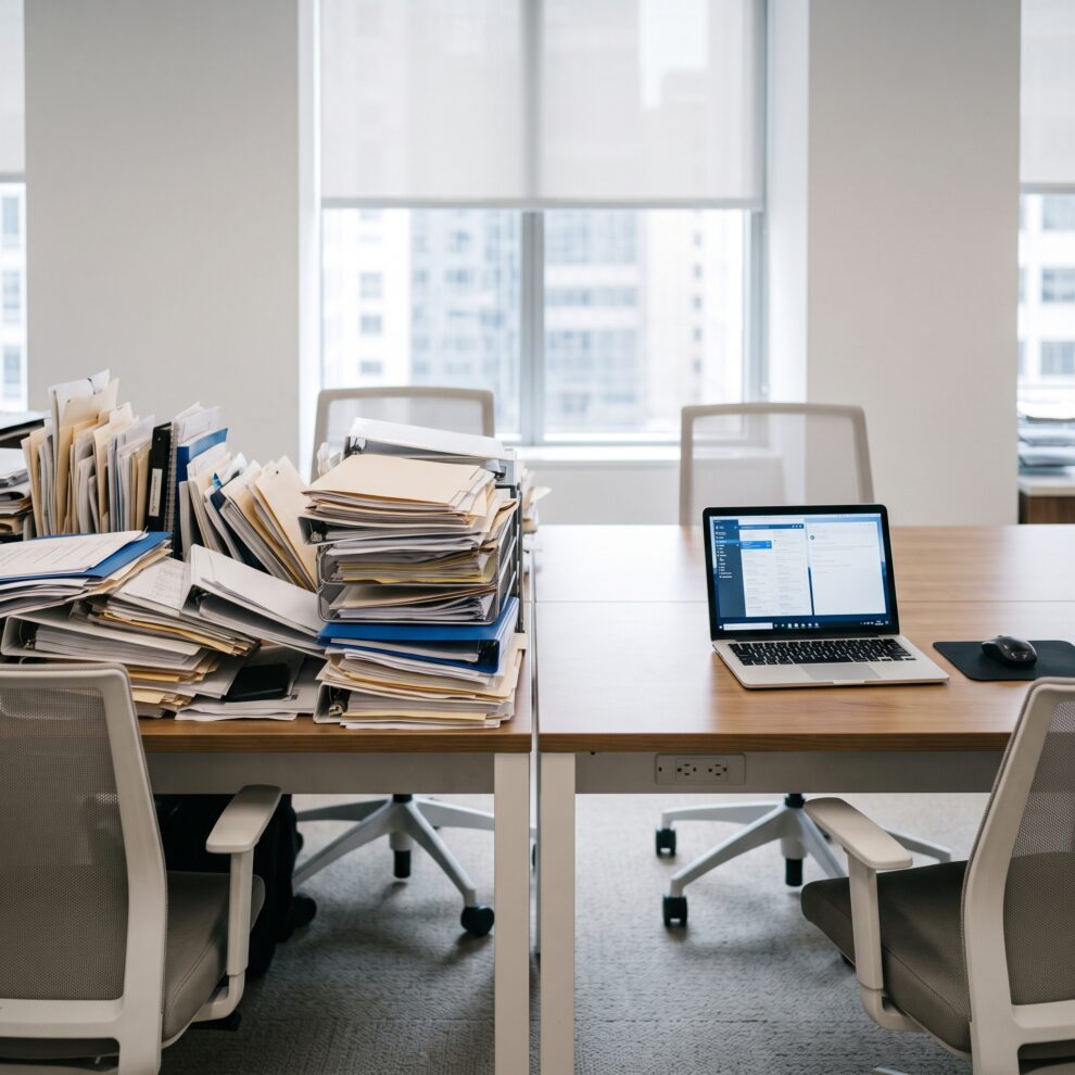 Septiembre empieza con expedientes acumulados o no El pico de trabajo en septiembre no es inevitable. Es la consecuencia de cómo operó tu proveedor en agosto. Descubre la diferencia.